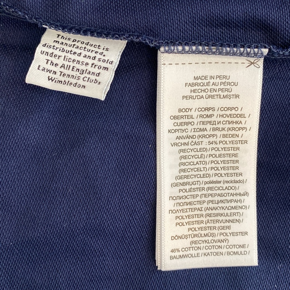 NWT Polo Ralph Lauren Wimbledon Chevron Performance Polo Dress, Size M - Picture 16 of 16